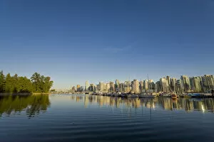 Downtown Vancouver Skyline and Coal Harbour, Vancouver, British Columbia, Canada