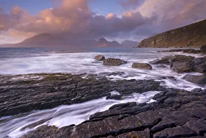 Images Dated 18th May 2016: Dramatic coastal scenery at Elgol on the Isle of Skye, Scotland. Autumn (November) 2015
