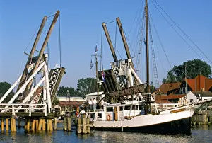 Drawbridge, Wieck, Greifswald, Mecklenburg-Western Pomerania, Germany