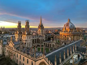 Radcliffe Camera Prints: The Dreaming Spires, Oxford, England