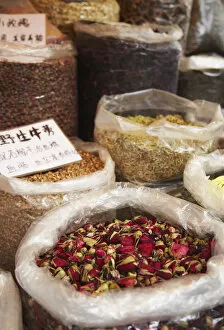 Images Dated 5th July 2010: Dried flower tea, Shenzhen, Guangdong Province, China