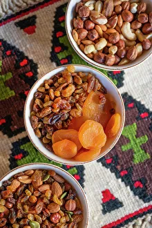 Montenegro Prints: Dried fruit, Bar old Town, Montengro