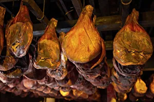Cetinje Prints: Dried ham, Cetinje, Montenegro