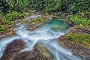 Flow Prints: The Driver's River in the John Crow Mountains near Port Antonio, Jamaica