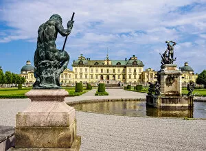 Images Dated 1st February 2022: Drottningholm Palace Garden, Stockholm, Stockholm County, Sweden