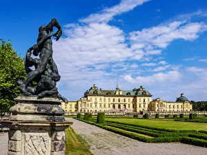 Images Dated 1st February 2022: Drottningholm Palace Garden, Stockholm, Stockholm County, Sweden