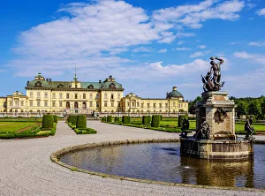 Images Dated 1st February 2022: Drottningholm Palace Garden, Stockholm, Stockholm County, Sweden
