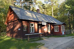 Grocery Prints: Drugstore from an old village. Estonian Open Air Museum, Rocca al Mare. Tallinn, Estonia