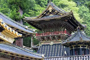 Religious Architecture Prints: Drum Tower at Toshogu Temple (UNESCO World Heritage Site), Nikko, Tochigi, Japan