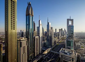 Dubai International Financial Centre, elevated view, Dubai, United Arab Emirates
