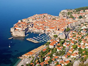 Croatia Prints: Dubrovnik, Dalmatia, UNESCO SITE Croatia