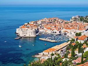 Dubrovnik Prints: Dubrovnik, Dalmatia, UNESCO SITE Croatia