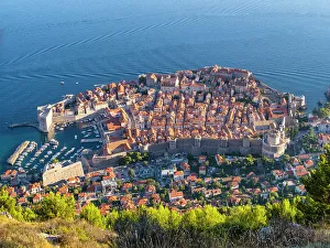 Dubrovnik Prints: Dubrovnik, Dalmatia, UNESCO SITE sunset Croatia