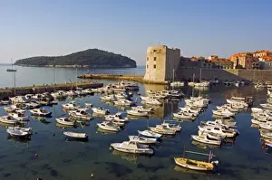 City Walls Prints: Dubrovnik Unesco World Heritage Old Town Waterfront