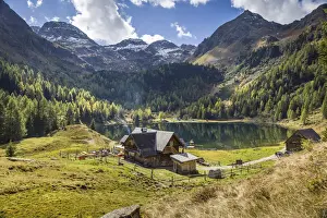 Steiermark Prints: Duisitzkarseehütte in the Schladming Mountains near Rohrmoos, Styria, Austria