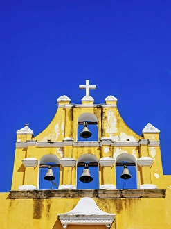 City Of Campeche Prints: Dulce Nombre de Jesus Church, Campeche City, Campeche State, Mexico