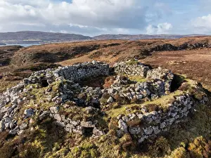 Dunvegan Prints: Dun Fiadhairt, an Iron Age Broch near Dunvegan on the Isle of Skye