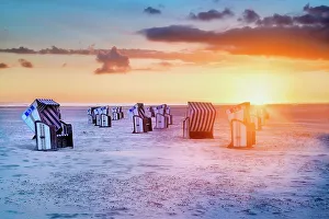 Norderney Prints: Dune at Beach, Norderney Island, North Sea, Ost Frisia, NP Wadden Sea, Germany, Europe