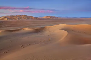 Algeria Prints: Dune landscape in Erg Admer - Algeria, Djanet, Erg Admer - Sahara