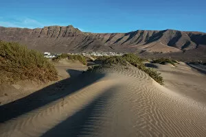 Dunes at Famara, Lanzarote, Canary island, Spain