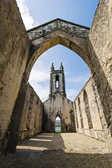 Dunlewy (Dunlewey) Old Church, Poisoned Glen, County Donegal, Ulster region, Ireland
