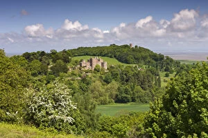 Images Dated 20th July 2017: Dunster Castle and Conygar Tower, Exmoor National Park, Somerset, England