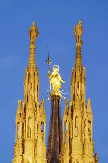 Milan Prints: Duomo (Cathedral), Milan, Lombardy, Italy
