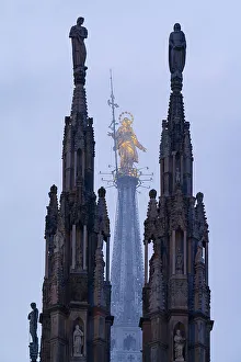 Milan Prints: Duomo (Cathedral), Milan, Lombardy, Italy