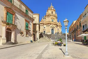 Historic District Prints: Duomo di San Giorgio, Ragusa Ibla, Ragusa province, Sicily, Italy