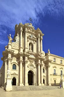 Images Dated 27th August 2014: Duomo, Ortygia, Syracuse, Sicily, Italy