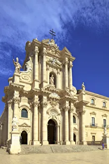 Images Dated 27th August 2014: Duomo, Ortygia, Syracuse, Sicily, Italy