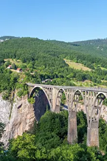 Tara Canyon Prints: Durdevica Tara Bridge, Tara Canyon, Durmitor National Park, Montenegro