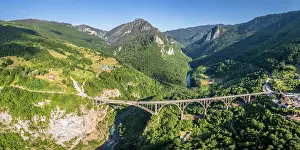 Montenegro Prints: Durdevica Tara Bridge, Tara Canyon, Durmitor National Park, Montenegro