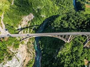 Tara Canyon Prints: Durdevica Tara Bridge, Tara Canyon, Durmitor National Park, Montenegro