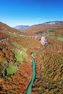 North Montengro Prints: Durdevica Tara Bridge, over the Tara River, North Montengro