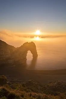 Seascapes Prints: Durdledoor, Jurassic coast, Dorset, England, UK