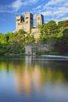 Durham Prints: Durham Cathedral, UNESCO World Heritage Site, and the River Wear, Durham, County Durham