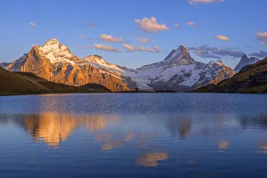 Dusk at Bachalpsee, Grindelwald, Berner Oberland, Switzerland