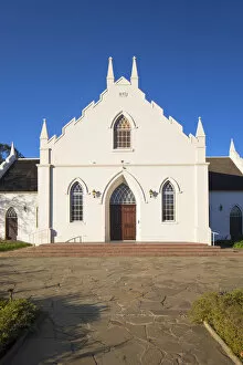 Images Dated 10th October 2017: Dutch Reformed Church, Franschhoek, Western Cape, South Africa
