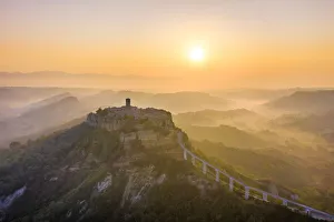 The Dying Town, Civita di Bagnoregio, Viterbo district, Lazio, Italy, Europe