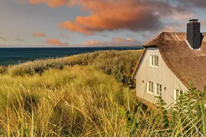 Historic Building Prints: Dyke house at the beach of Ahrenshoop