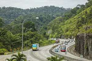 Images Dated 6th February 2019: E1 Highway between Kuala Lumpur and Penang near Ipoh, Malaysia
