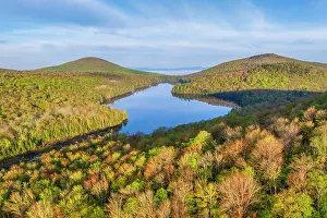 Groton Prints: Early spring colors at Kettle Pond, Groton State Forest, Vermont, USA