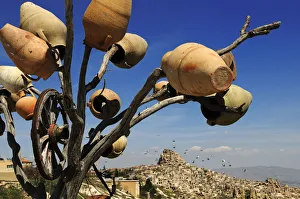 Images Dated 12th May 2014: Earthenware jugs, Cappadocia, Turkey