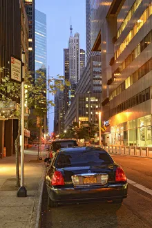 Parked Prints: East 53rd Street, Midtown, Manhattan, USA