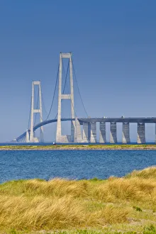 The East Bridge as seen from Korsor, Denmark
