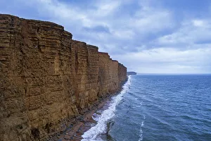 West Bay Prints: The east cliffs at West Bay, Jurassic Coast