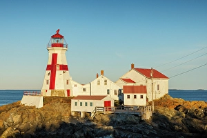 Head Harbour Prints: East Quoddy Lighthouse, Campobello Island, New Brunswick, Canada