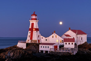 Head Harbour Prints: East Quoddy Lighthouse, Campobello Island, New Brunswick, Canada