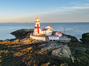 Head Harbour Prints: East Quoddy Lighthouse, Campobello Island, New Brunswick, Canada